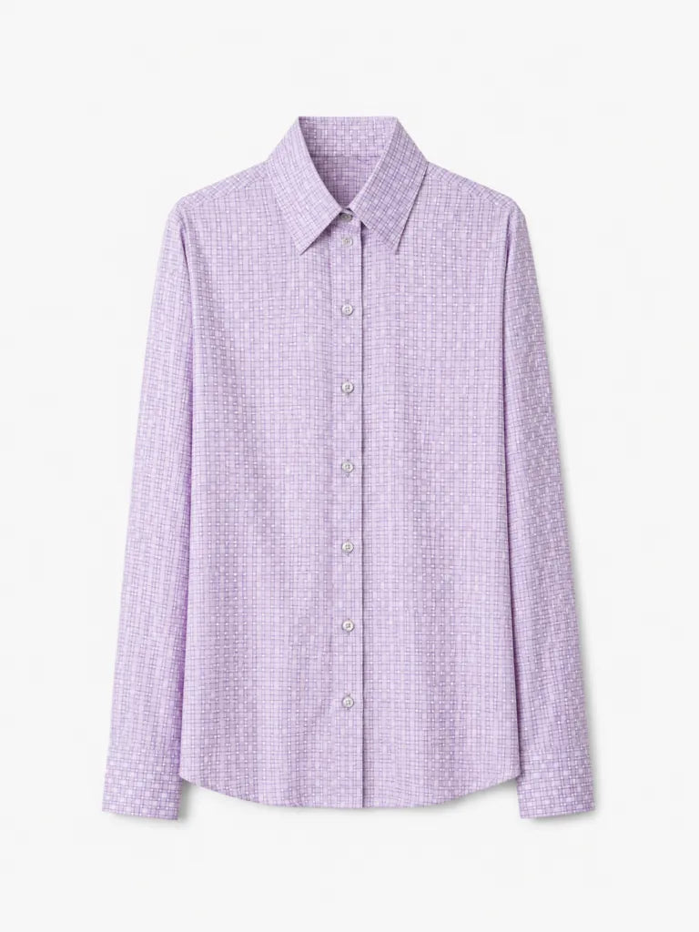 Women’s Lilac Long Sleeve Formal Shirt